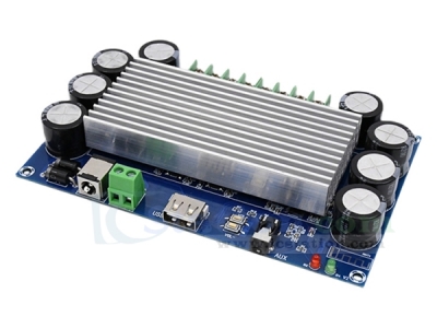 DC 12V-18V TDA7388 Bluetooth-Compatible AUX USB Digital Amplifier Module Stereo 50Wx4 Output 4ohm 4-Channel Power Amplifier